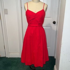 Gap Red Linen/Cotton Dress Size 8